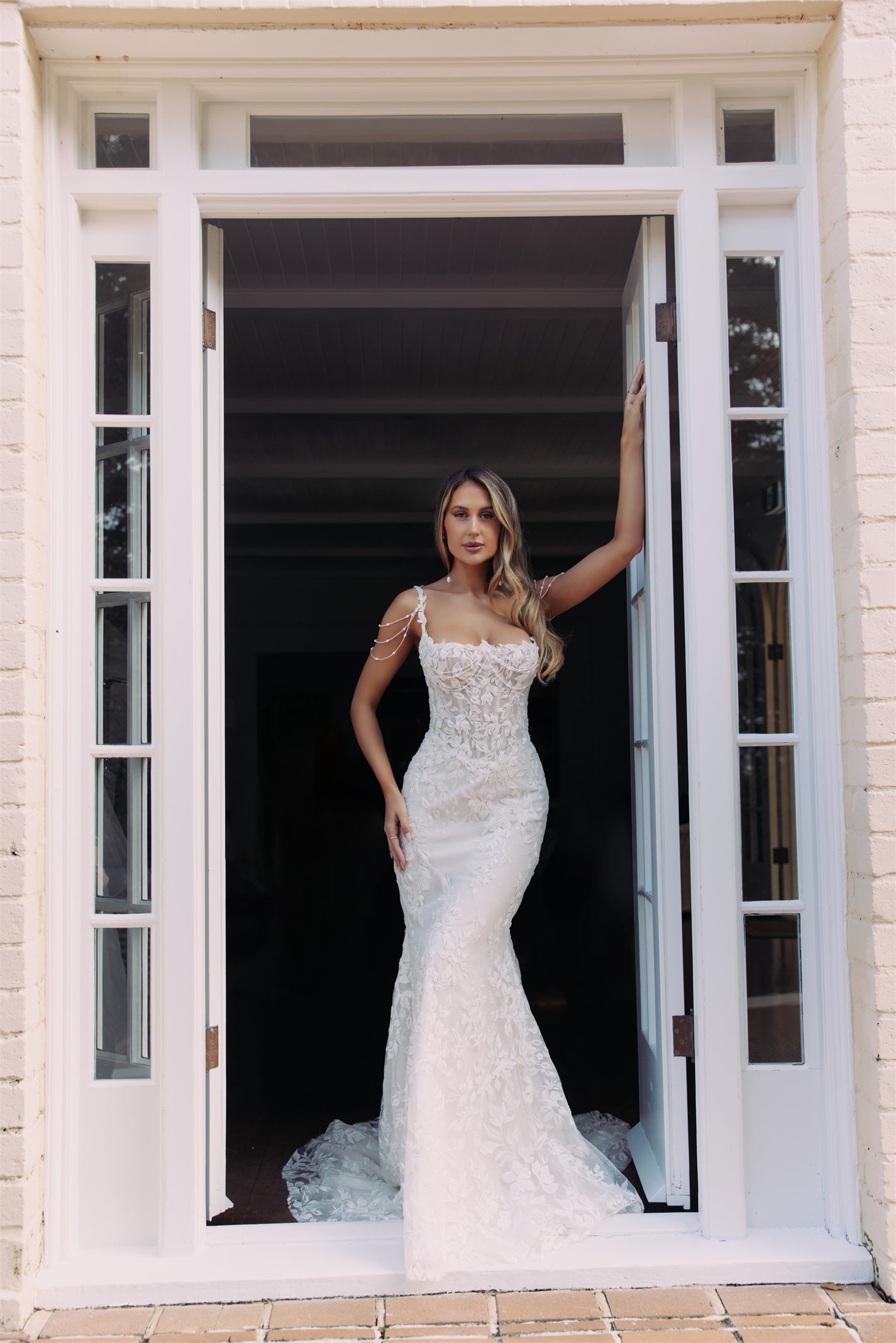 lace and pearl wedding dress JOLIE gown by ATELIER WU – Jessica Couture Happy Birthday to the Half-Sleeve color:39.4x15.7x30.7 inch / 100x40x78 cm / Natural Wood Color / Ash 1-meter dressing table with stool without shelf