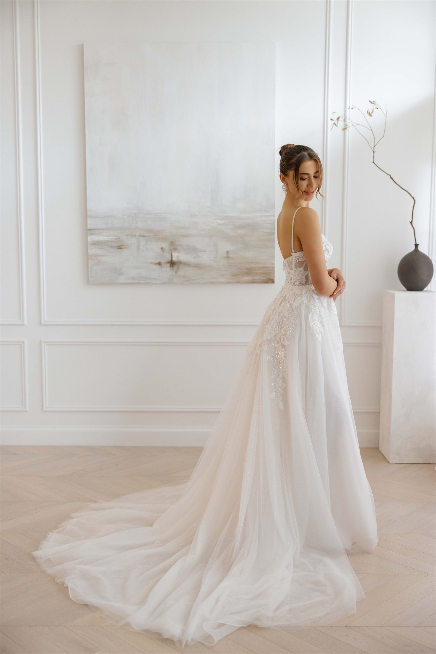BROOKLYN gown - lace A-LINE bridal gown by Willow collection Miss Chloe 