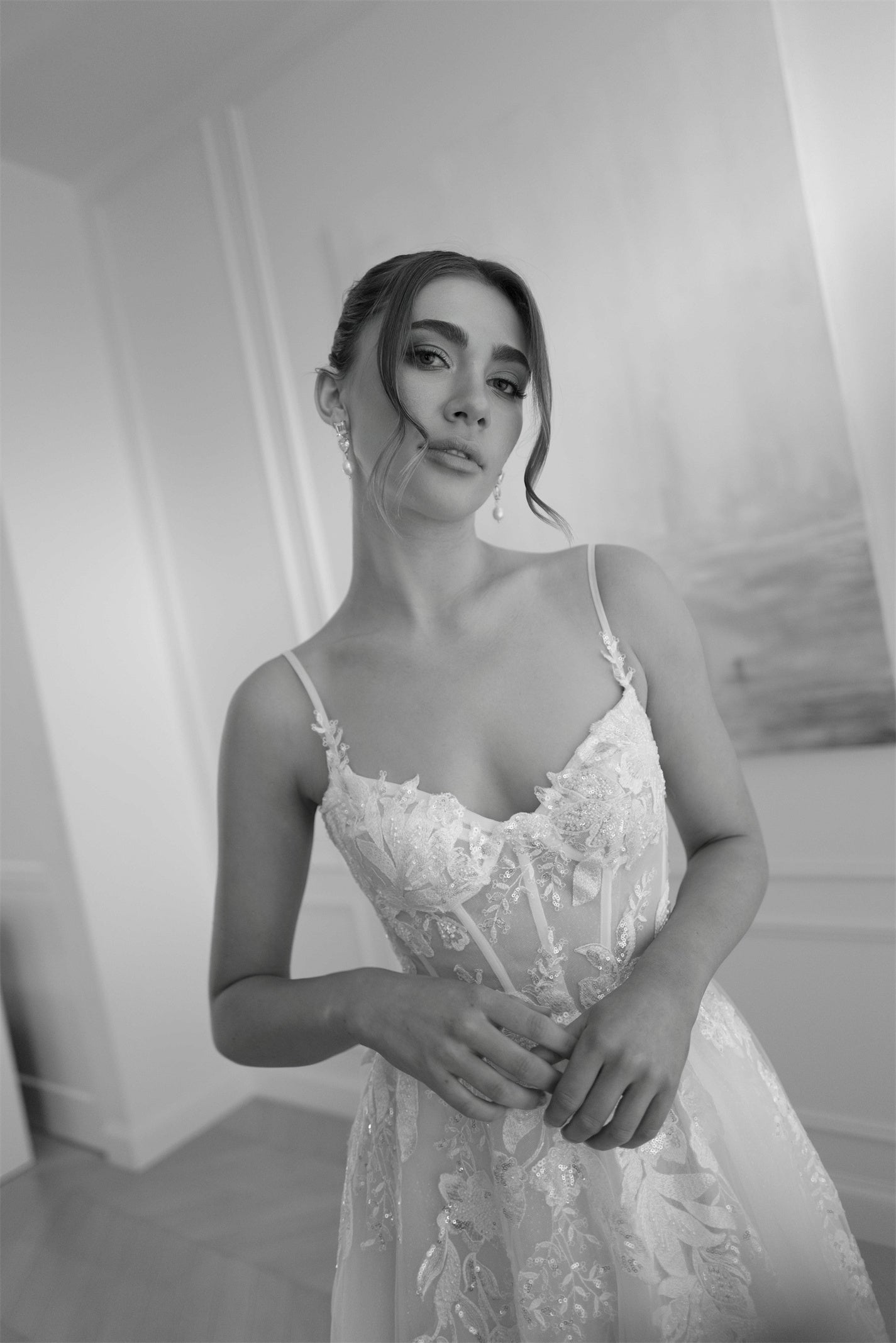 BROOKLYN gown - lace A-LINE bridal gown by Willow collection Miss Chloe 