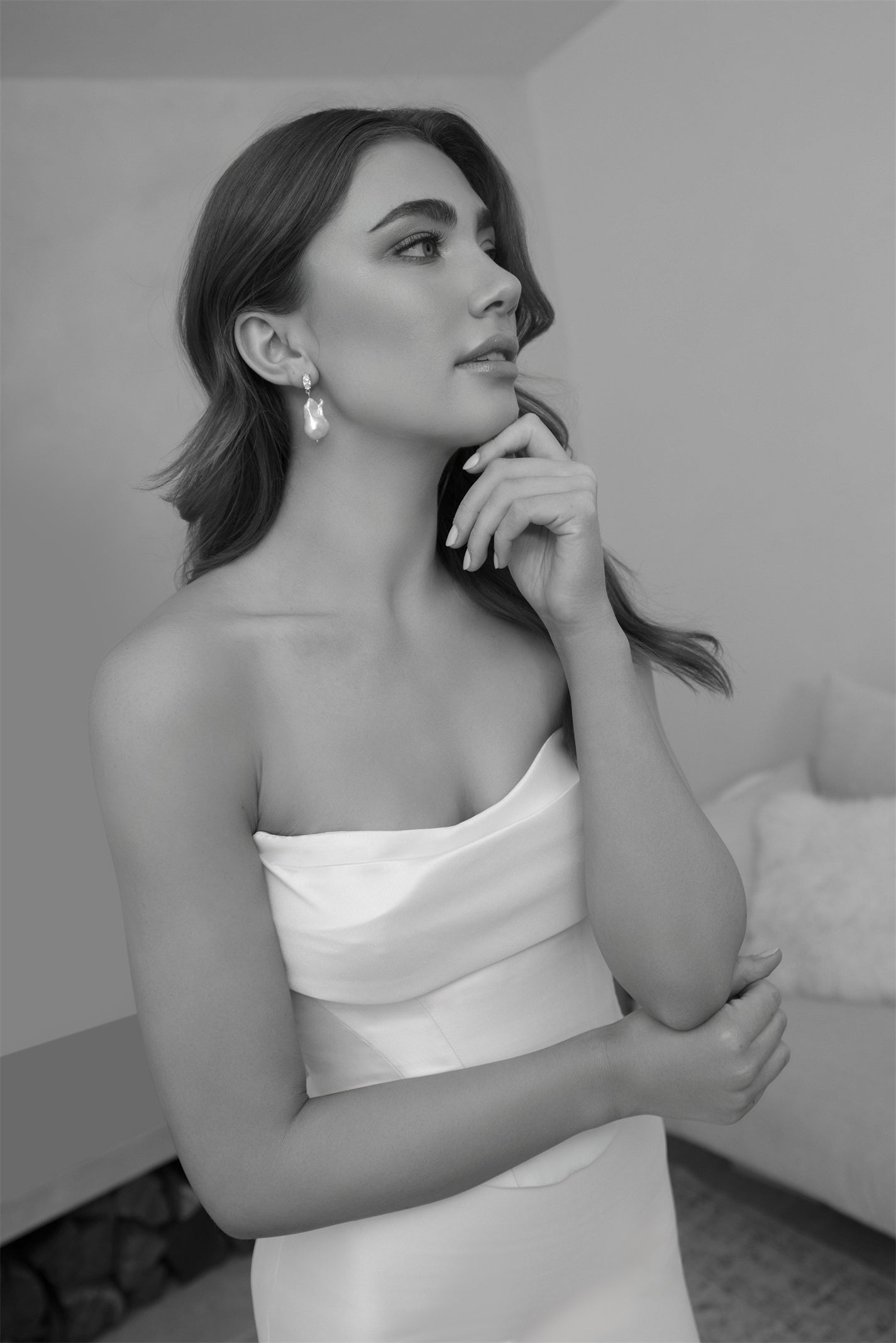 JAYDE gown - FITTED two-piece bridal gown by Willow collection Miss Chloe 
