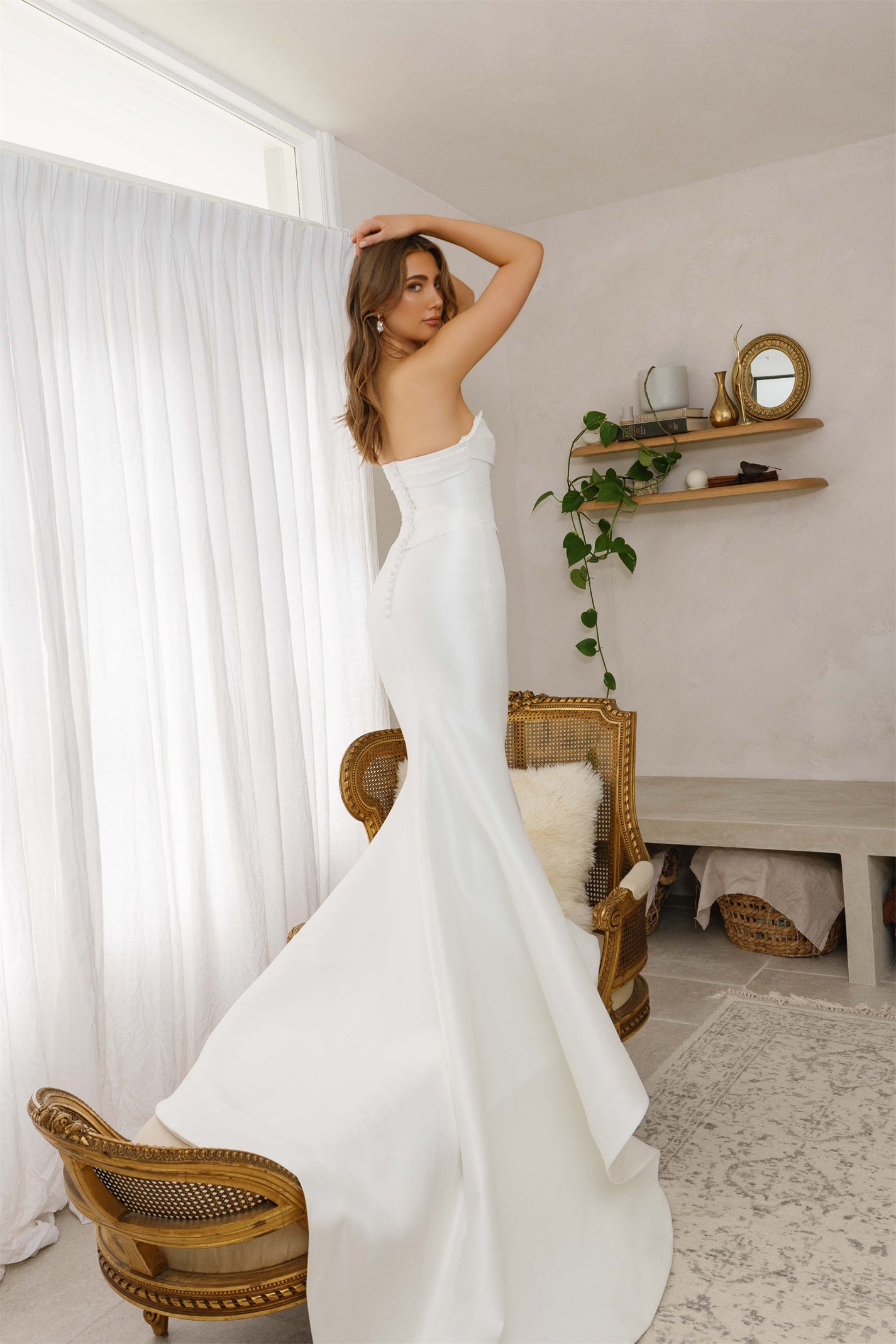 JAYDE gown - FITTED two-piece bridal gown by Willow collection Miss Chloe 

