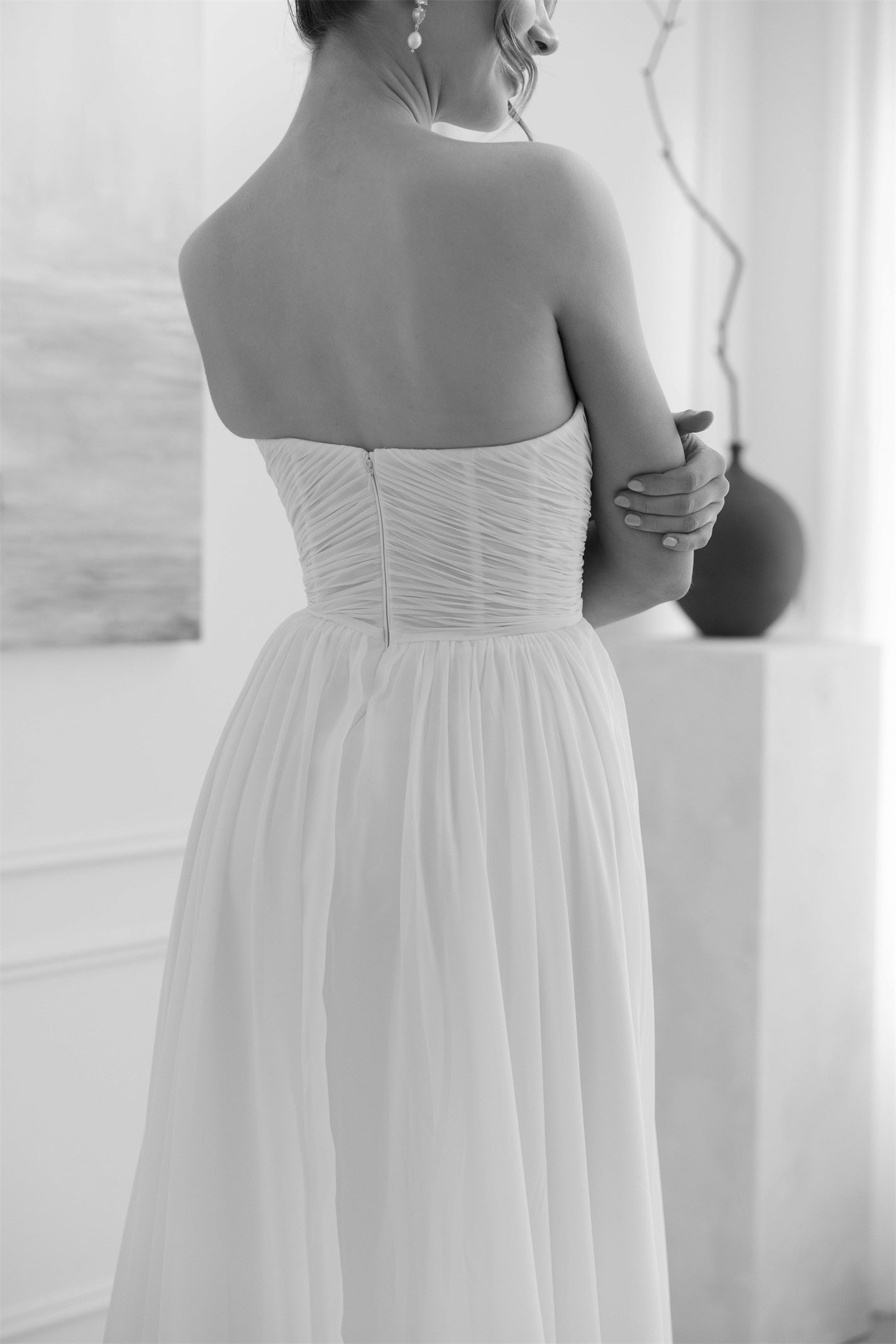 TONICA gown - chiffon A-LINE bridal gown by Willow collection Miss Chloe 
