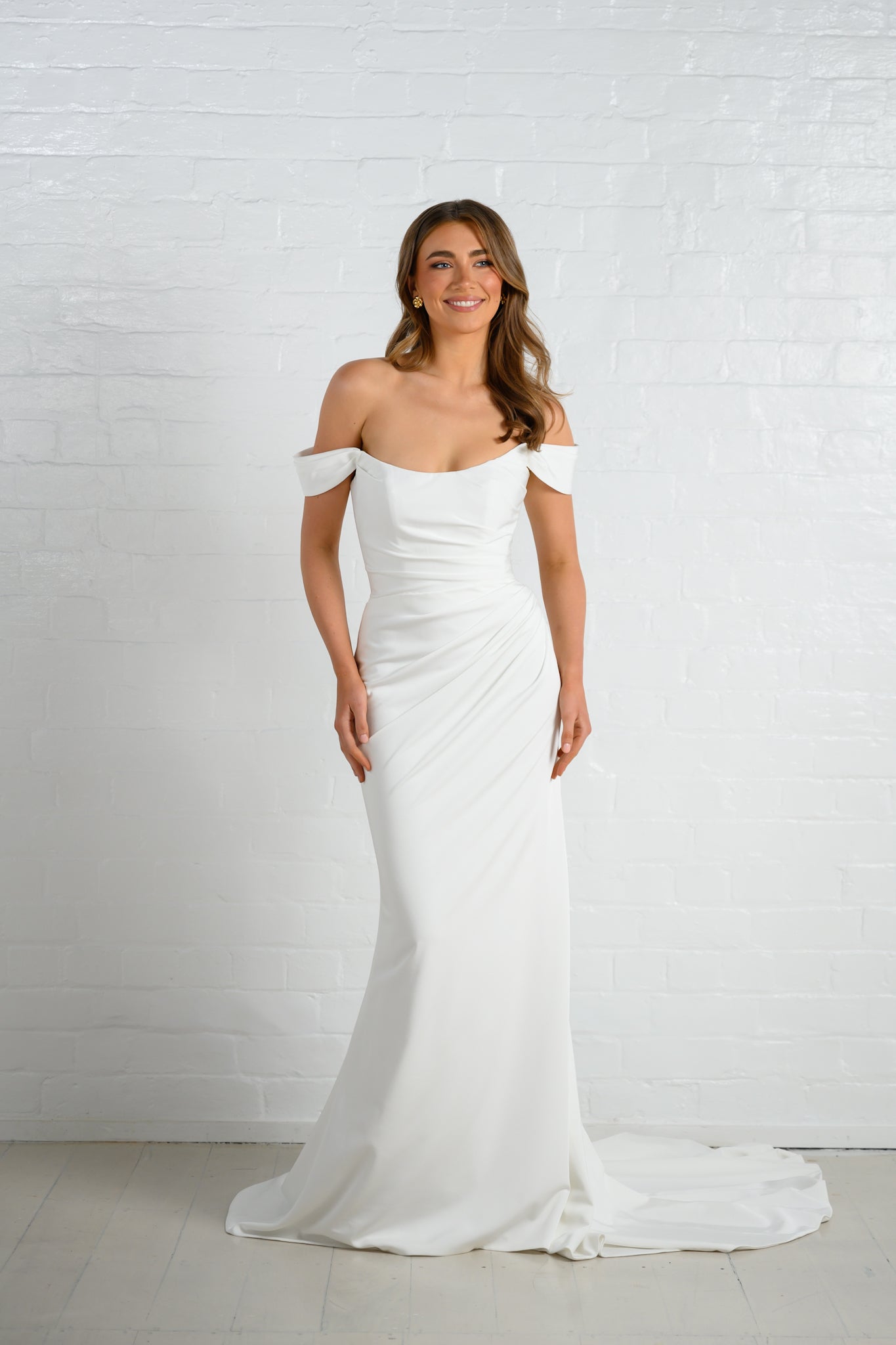 
VIOLET gown - Lace FIT-N-FLARE bridal gown by Ever after collection Miss Chloe 
