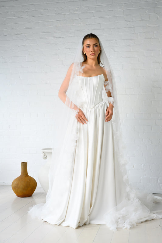 
TORI gown - Two-piece A-LINE bridal gown by Ever after collection Miss Chloe 
