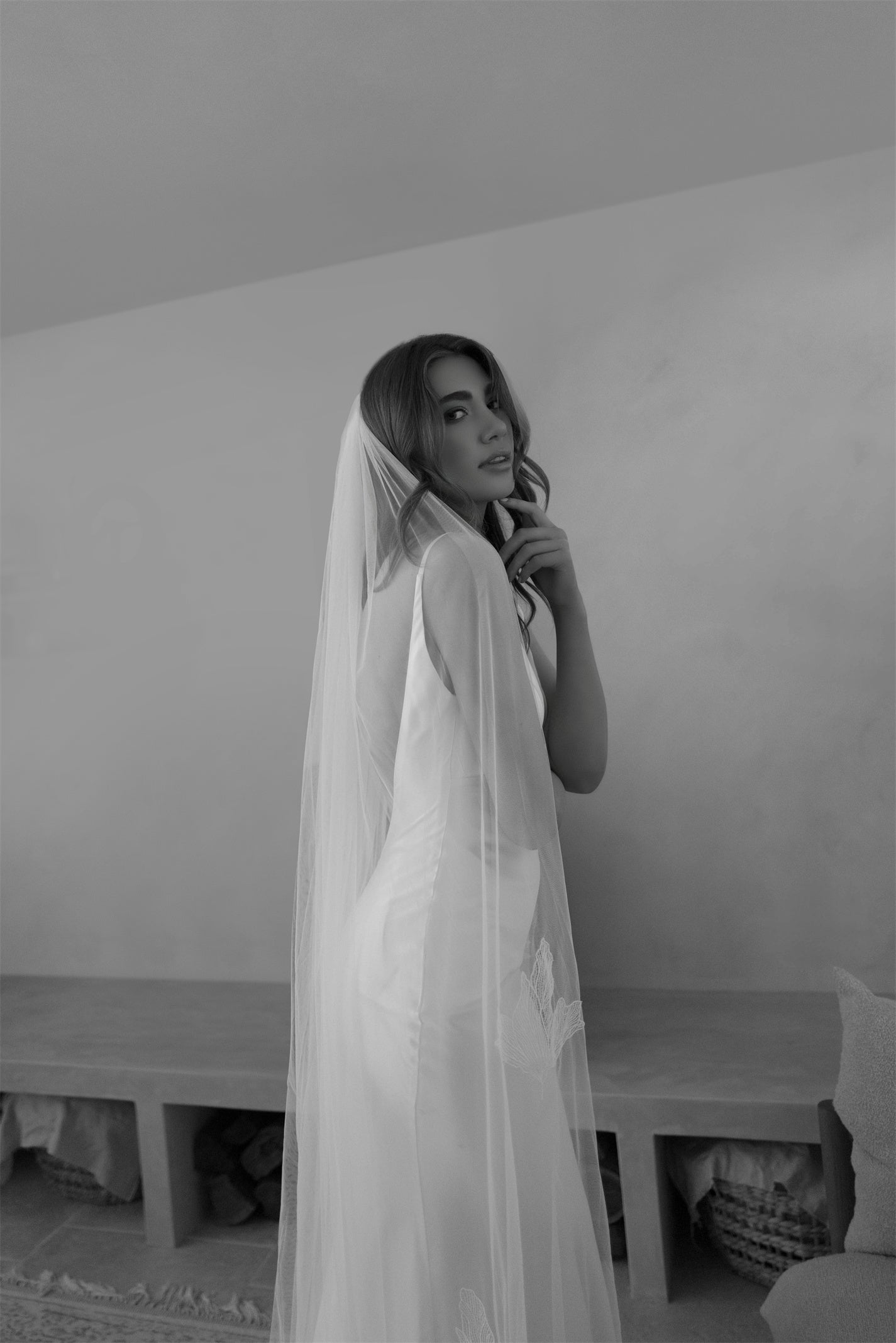 MIYA gown - FITTED satin bridal gown by Willow collection Miss Chloe 