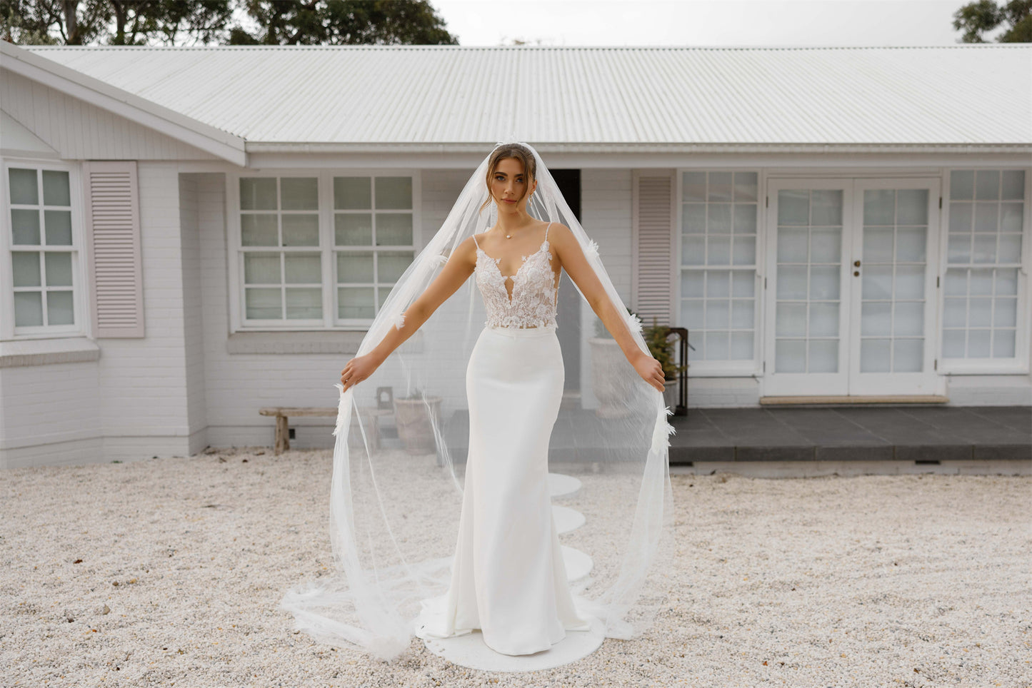 NATALIE gown - FIT'N'FLARE bridal gown by Willow collection Miss Chloe 