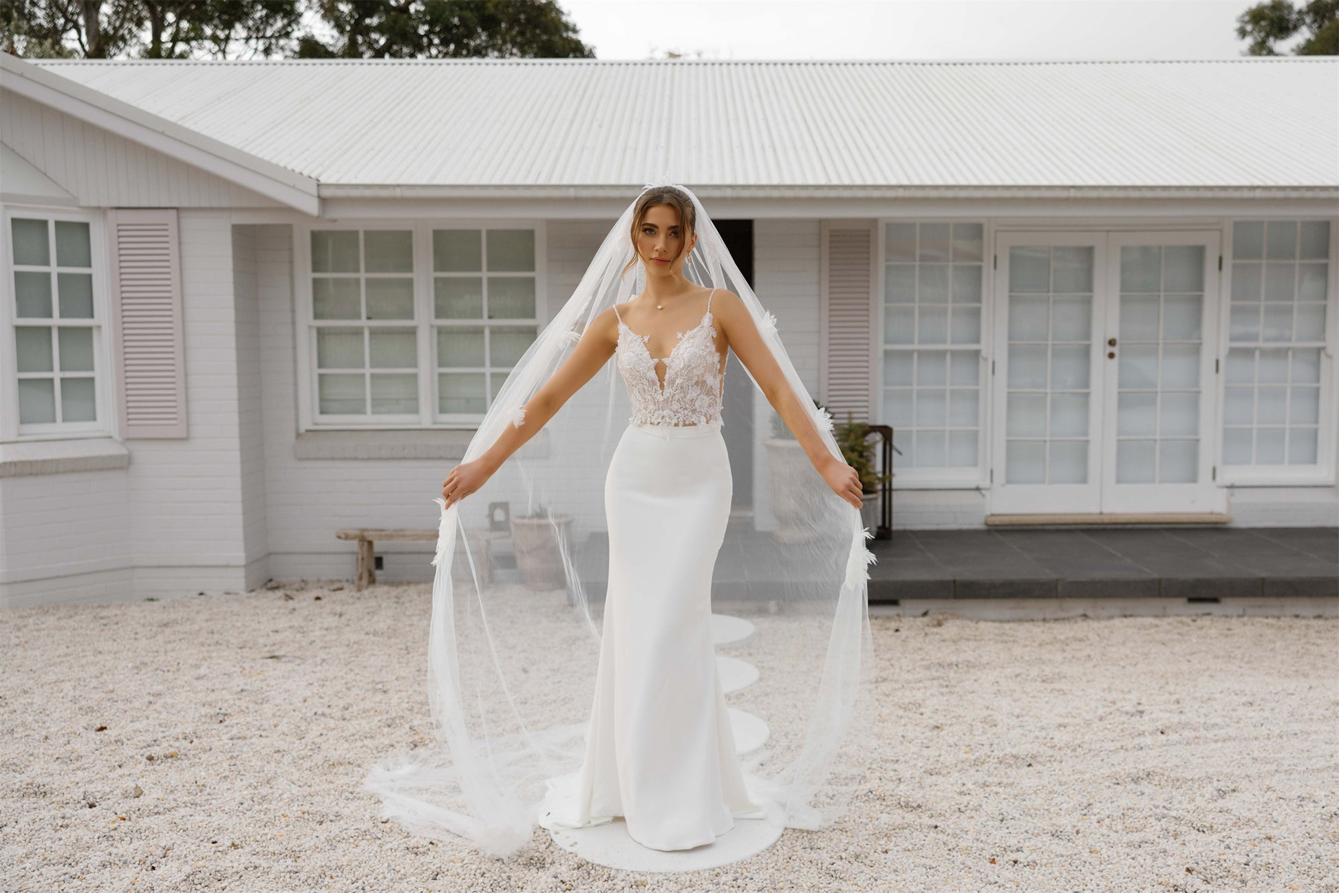 NATALIE gown - FIT'N'FLARE bridal gown by Willow collection Miss Chloe 