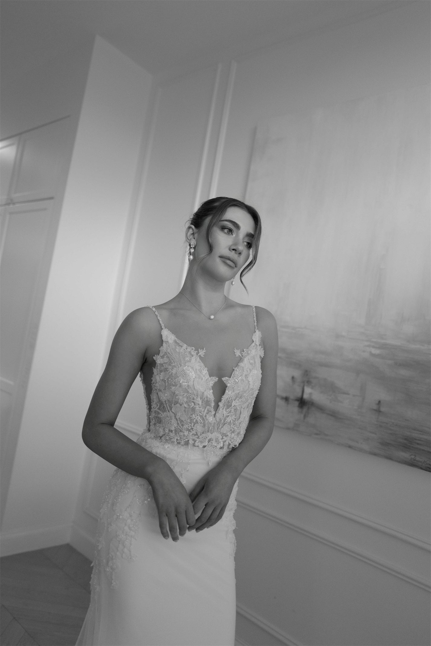 NATALIE gown - FIT'N'FLARE bridal gown by Willow collection Miss Chloe 