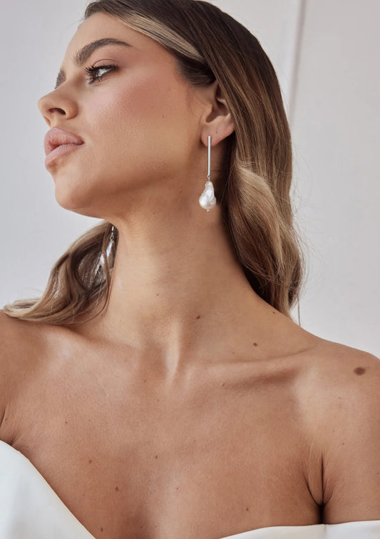 EDIE EARRINGS SILVER