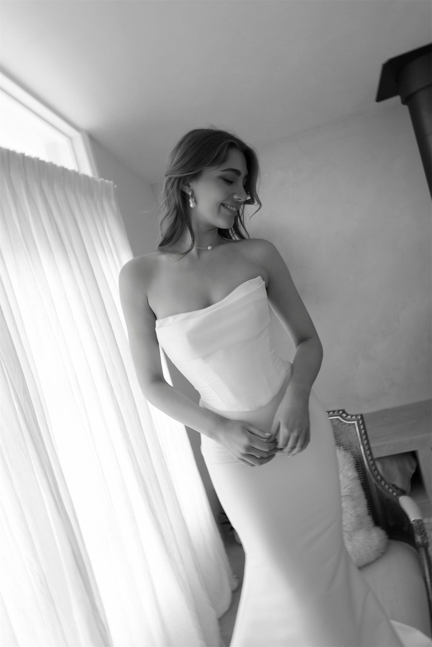 JAYDE gown - FITTED two-piece bridal gown by Willow collection Miss Chloe 
