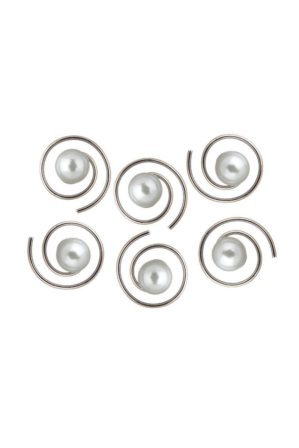 Pearl Hair Swirls 6 set - Jessica Couture  