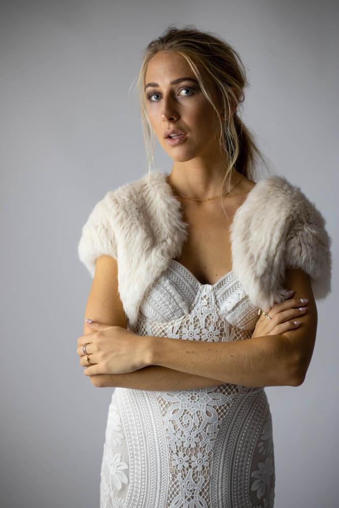 LACI Bolero - Shell - Jessica Couture  
